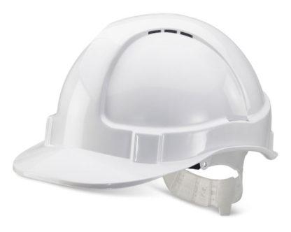 economy white safety helmet