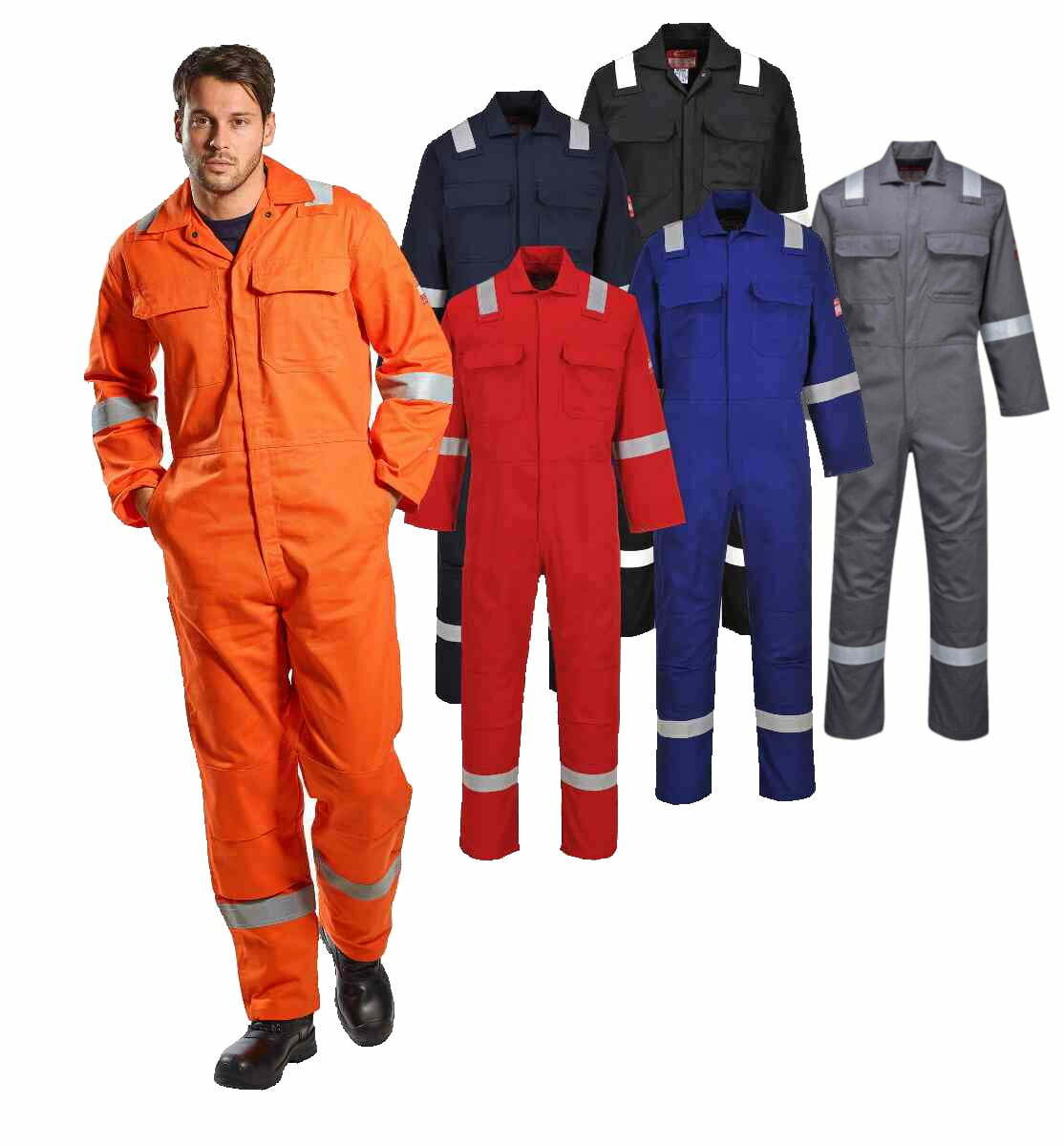 Portwest BIZ5 Bizweld Iona FR Coverall Various Colours Available Specialist Industrial Supplies