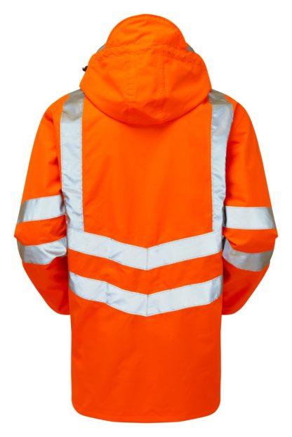 pulsar orange high vis padded storm coat