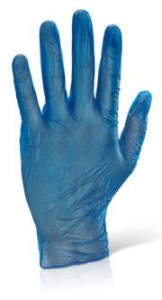 b-click vinyl disposable gloves
